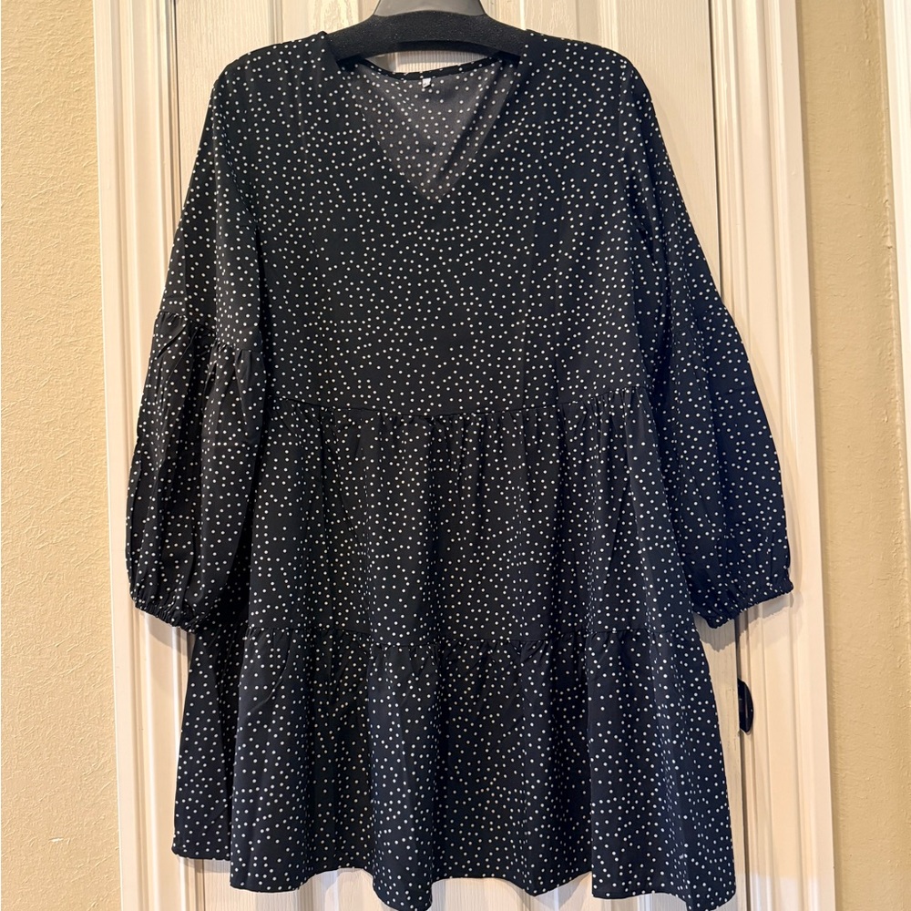Black Polka Dot Dress